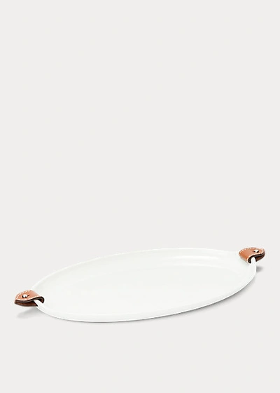 Polo Ralph Lauren Wyatt Porcelain Oval Platter In Saddle Multi