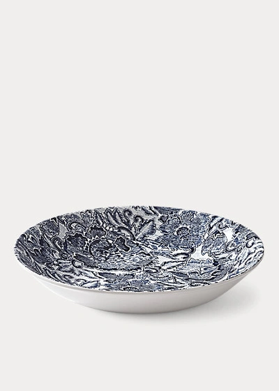 Ralph Lauren Burleigh Faded Peony Pasta Bowl In Indigo