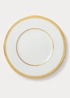 Polo Ralph Lauren Wilshire Bread & Butter Plate In Gold/white