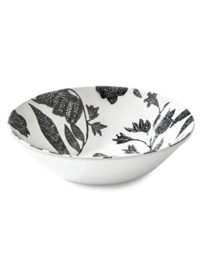 Ralph Lauren Burleigh Garden Vine Cereal Bowl In Black