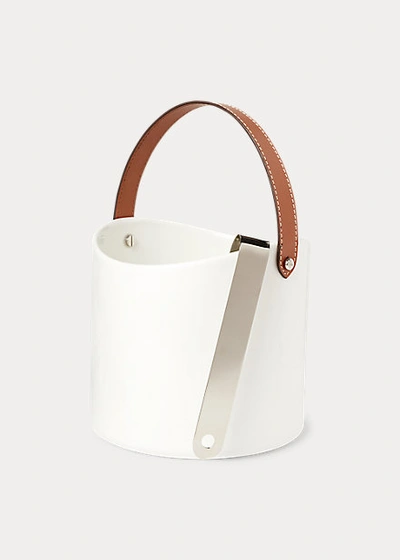 Ralph Lauren Wyatt Porcelain Ice Bucket In Saddle Multi