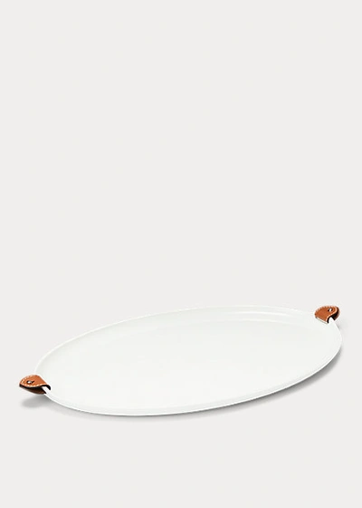 Polo Ralph Lauren Wyatt Porcelain Large Tray In Saddle Multi