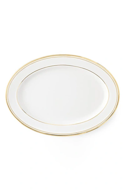 Ralph Lauren Wilshire Oval Platter In Gold
