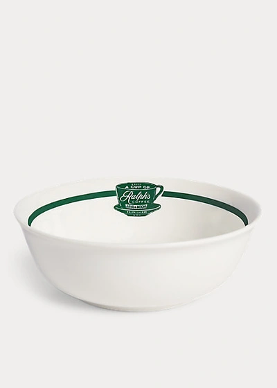 Polo Ralph Lauren Ralph's Cereal Bowl In Green And White