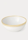 Polo Ralph Lauren Wilshire Cereal Bowl In Gold/white