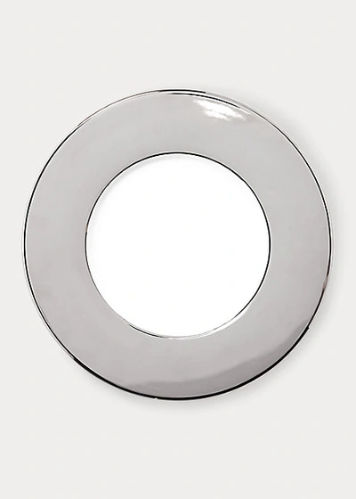 Ralph Lauren Somerville Platinum Charger In Silver
