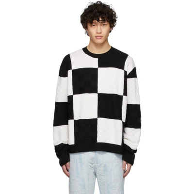 Ambush Sweater In Black/white