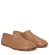 Maison Margiela Tabi Leather Loafers In Pink