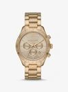 Michael Kors Oversized Layton Gold-tone Watch