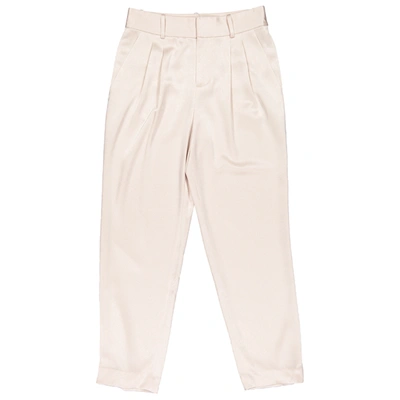 Pre-owned Alice And Olivia Large Pants In Beige