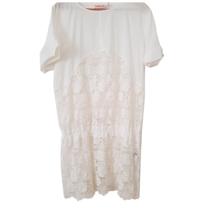 Pre-owned See By Chloé Mini Dress In White