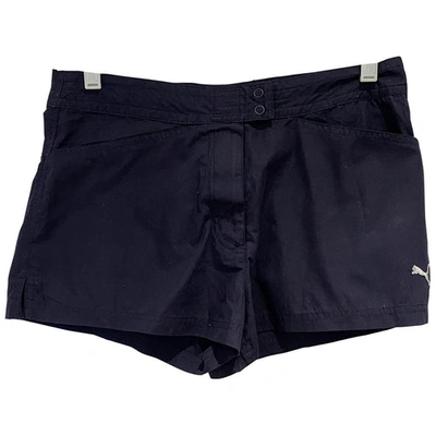 Pre-owned Puma Navy Polyester Shorts