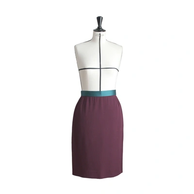 Pre-owned Lanvin Mid-length Skirt In Purple