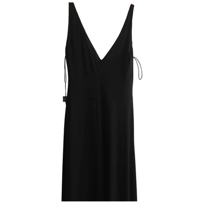 Pre-owned Narciso Rodriguez Maxi Dress In Black
