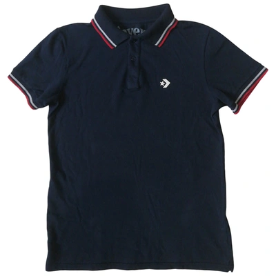 Pre-owned Converse Polo Shirt In Blue