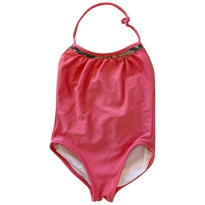 Pre-owned Burberry One-piece Swimsuit In Pink