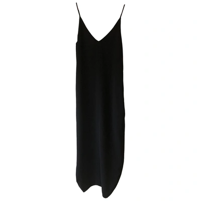 Pre-owned Bassike Maxi Dress In Black