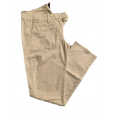 Pre-owned Dondup Short Pants In White