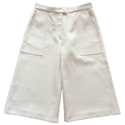 Pre-owned Msgm White Cotton Shorts