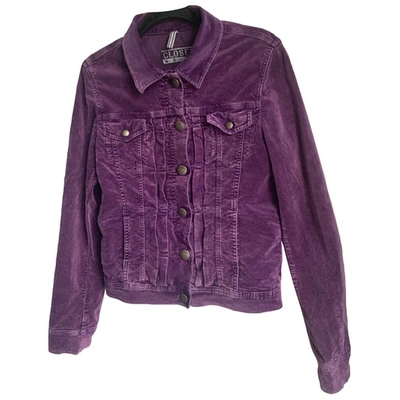 Pre-owned Closed Jacket In Purple