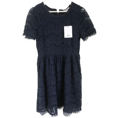Pre-owned Suncoo Blue Lace Dress