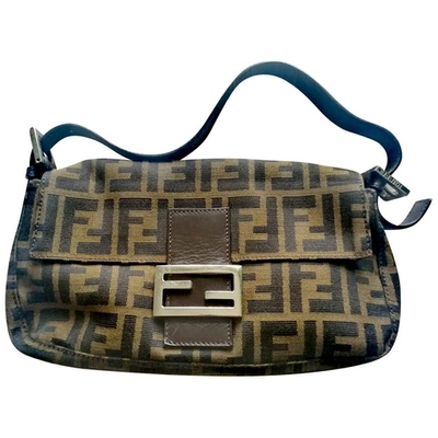 Pre-owned Fendi Ff Leather Clutch Bag In Other