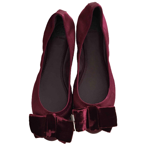 tory burch maroon flats
