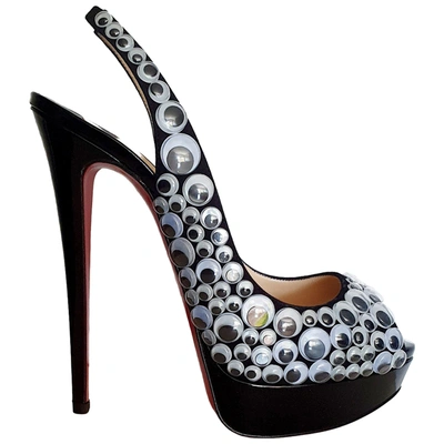 Pre-owned Christian Louboutin Private Number Patent Leather Heels