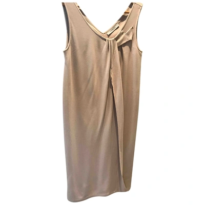 Pre-owned Marella Mid-length Dress In Beige