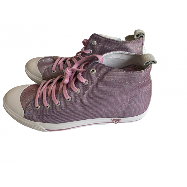 guess glitter trainers