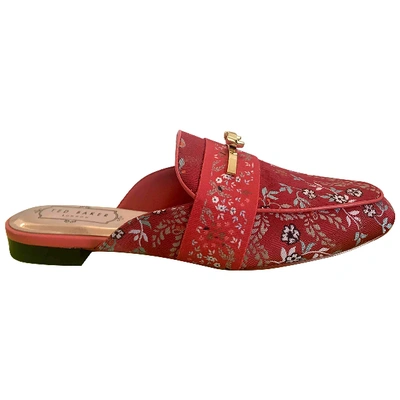 Pre-owned Ted Baker Red Mules & Clogs