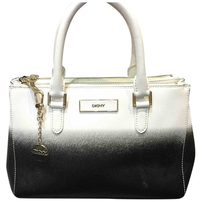 Pre-owned Dkny Leather Handbag