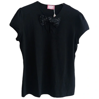 Pre-owned Blumarine Black Synthetic Top