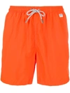 Mc2 Saint Barth Pantone Swim Shorts In Orange