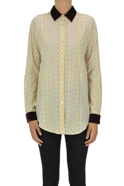 Forte Forte Embroidered Shirt In Animal Print