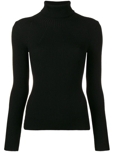 3.1 Phillip Lim / フィリップ リム Ribbed Knit Turtleneck Pullover In Navy Blue