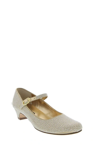 Nina Kids' Zellia Little Girls Mary-jane In Gold