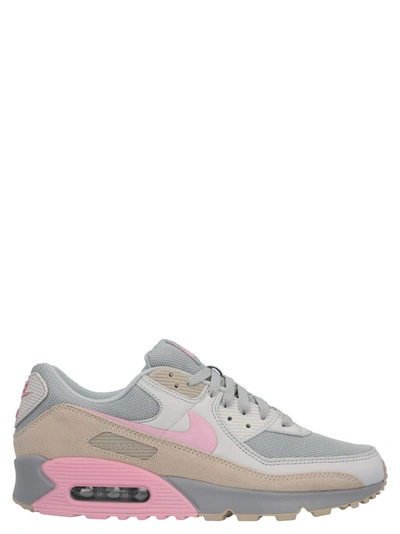 Nike Air Max 90 Sneakers In Vast Grey Pink Wolf Grey