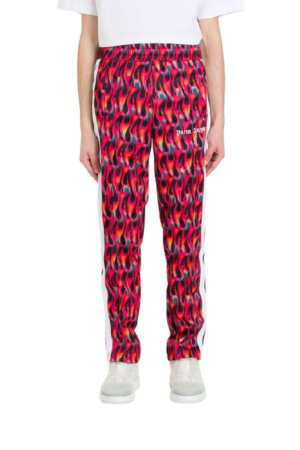 palm angels flame track pants