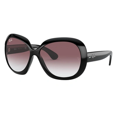 Ray Ban Jackie Ohh Ii Limited Edition Sunglasses Black Frame Pink Lenses 60-14