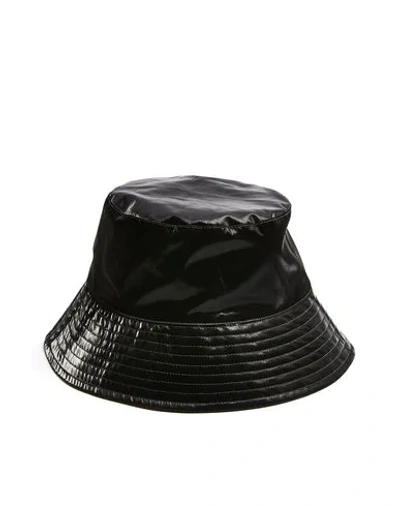 Topshop Hats In Black