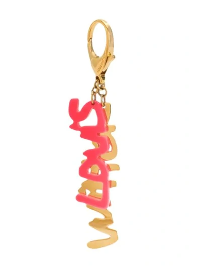 Pre-owned Louis Vuitton X Stephen Sprouse 2009  Graffiti Logo Charm In Gold