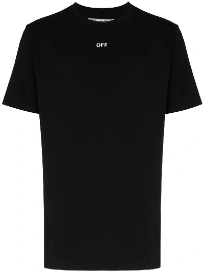 Off-white Arrow Stencil Print T-shirt In Schwarz