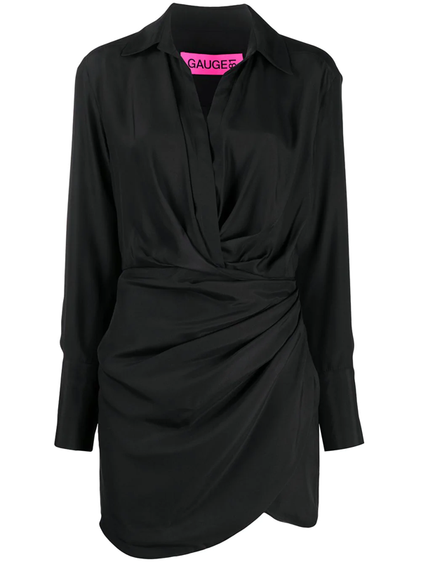 black silk shirt dress uk