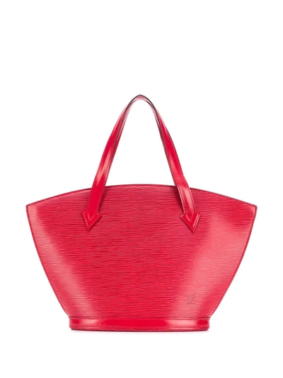 Pre-owned Louis Vuitton 1994  Jacques Tote In Red