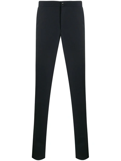 Incotex Straight-leg Tailored Trousers In Black