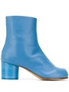 Maison Margiela Tabi 60mm Ankle Boots In Blue