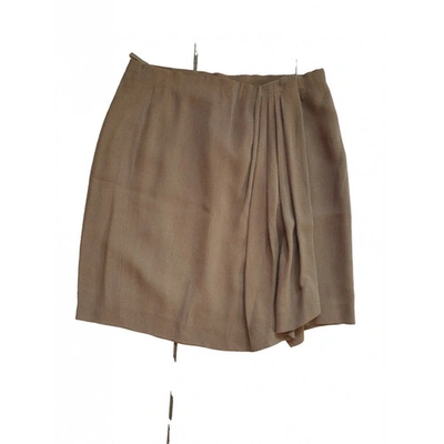 Pre-owned Loewe Mid-length Skirt In Brown