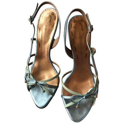 Pre-owned Rebecca Taylor Leather Heels In Multicolour