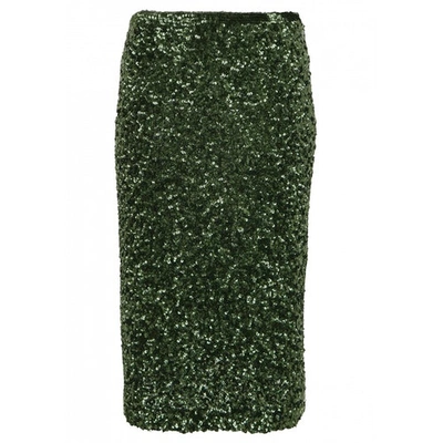 Pre-owned Jean Paul Gaultier Green Glitter Skirt